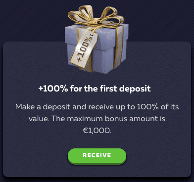 Vavada 100 % käteisbonus